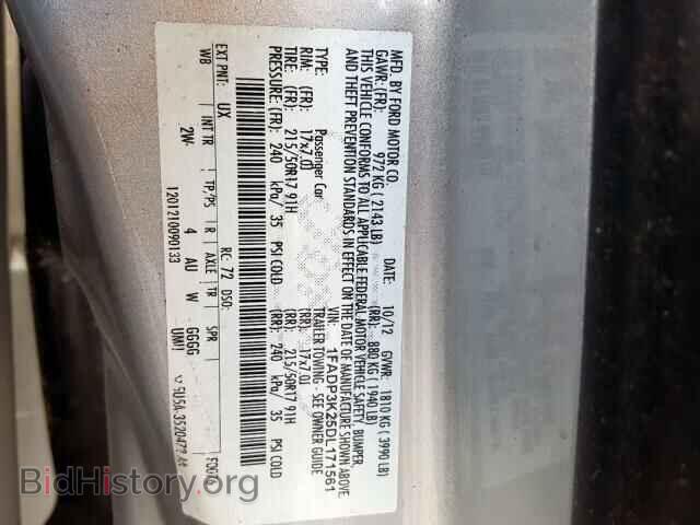 2013 FORD FOCUS SE - VIN: 1FADP3K25DL171561 - Фото 10