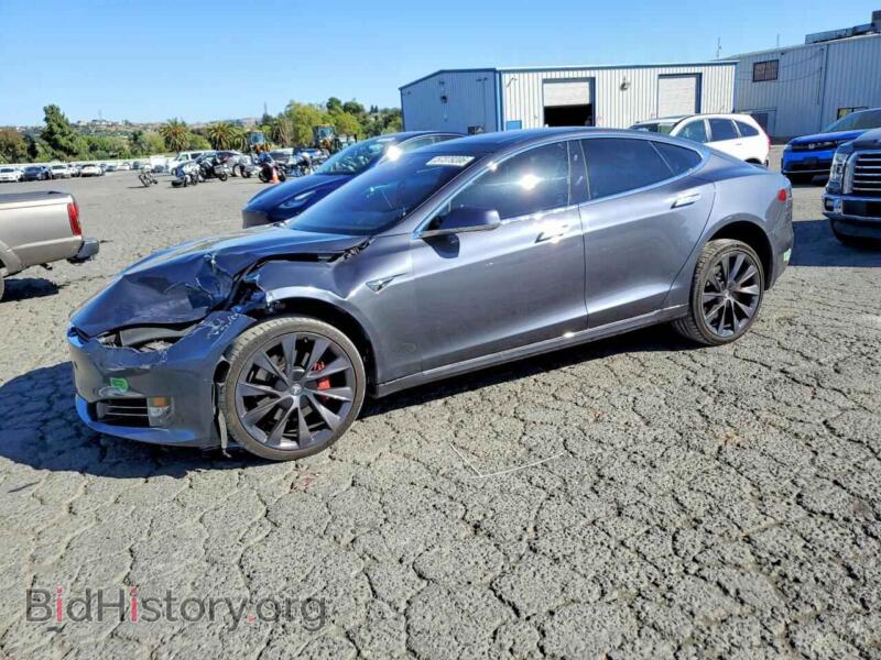 2018 Tesla MODEL S (VIN 5YJSA1E45JF276880) — photo 1 of 12, Copart, damage: front end