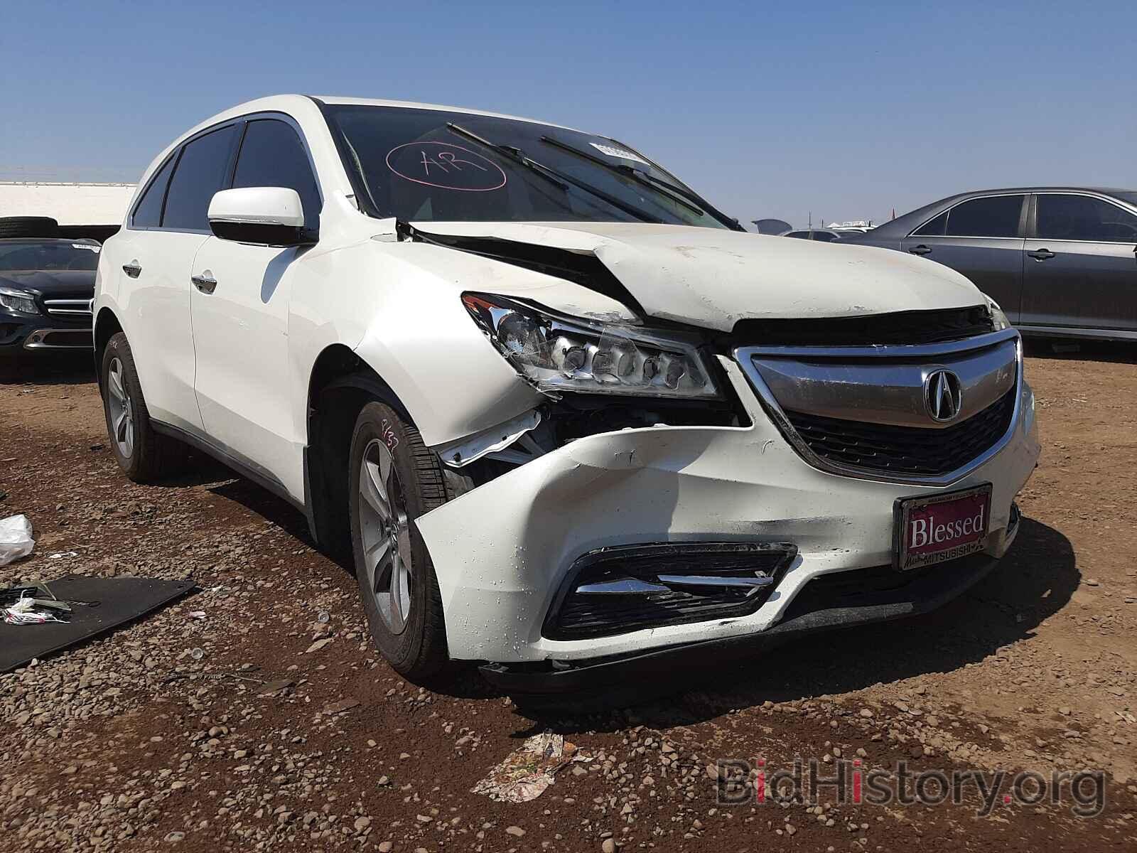 Photo 5FRYD4H21EB011343 - ACURA MDX 2014