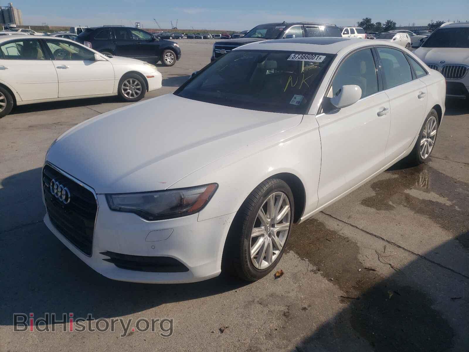 2014 AUDI A6 - VIN: WAUGFAFC3EN004314 - Фото 2