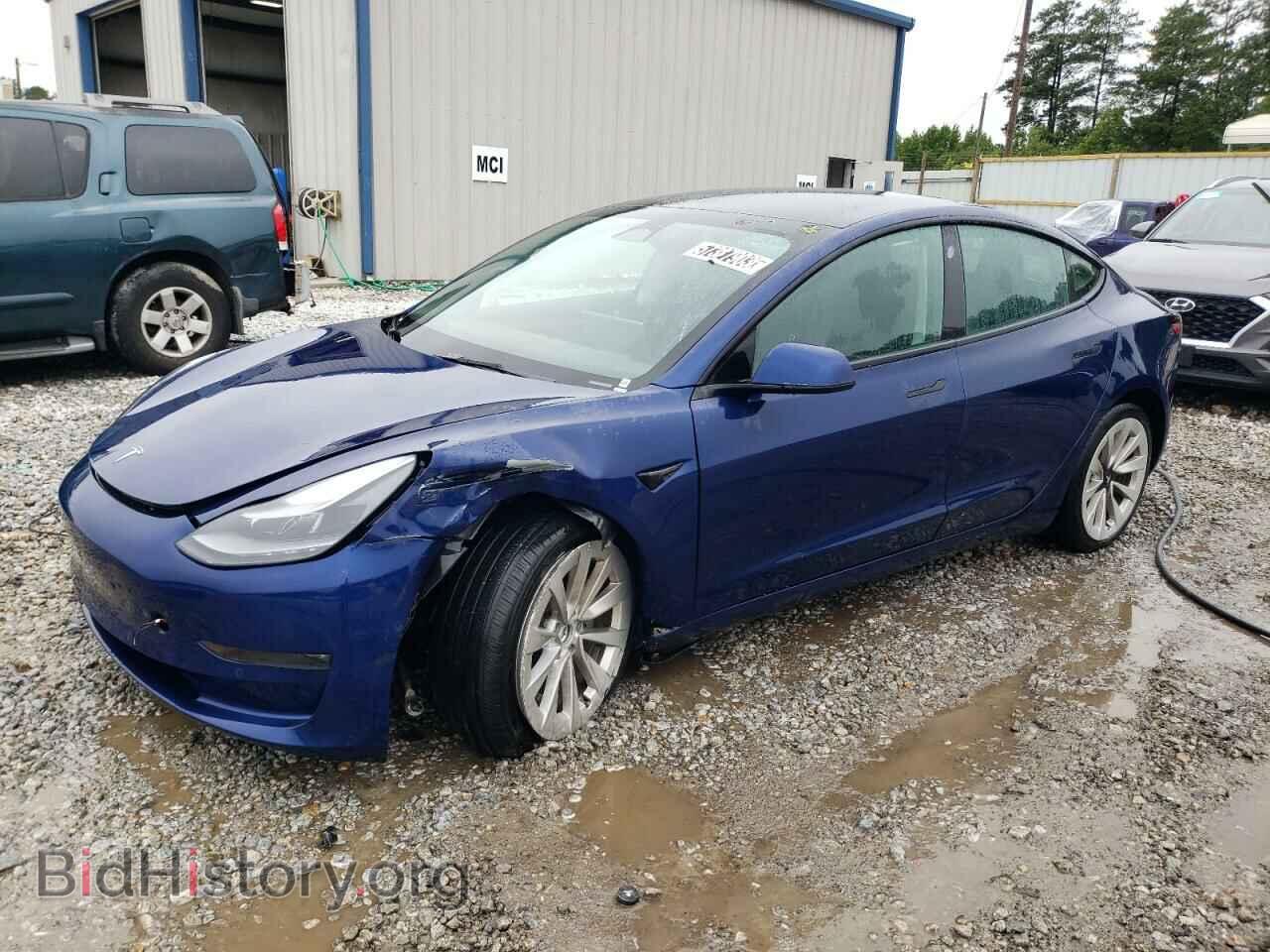 Photo 5YJ3E1EB4NF187072 - TESLA MODEL 3 2022