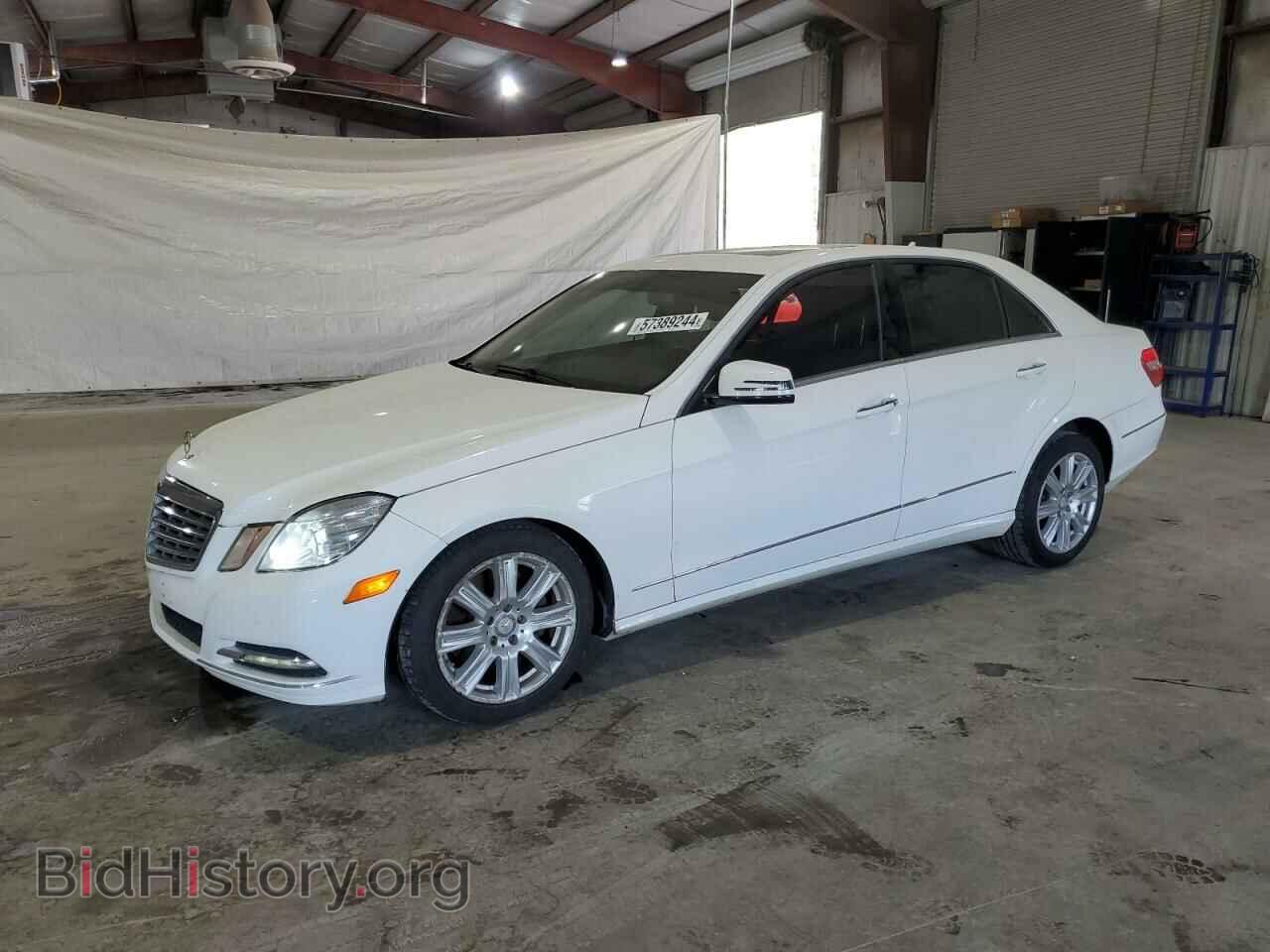 Photo WDDHF8JB1DA731963 - MERCEDES-BENZ E-CLASS 2013