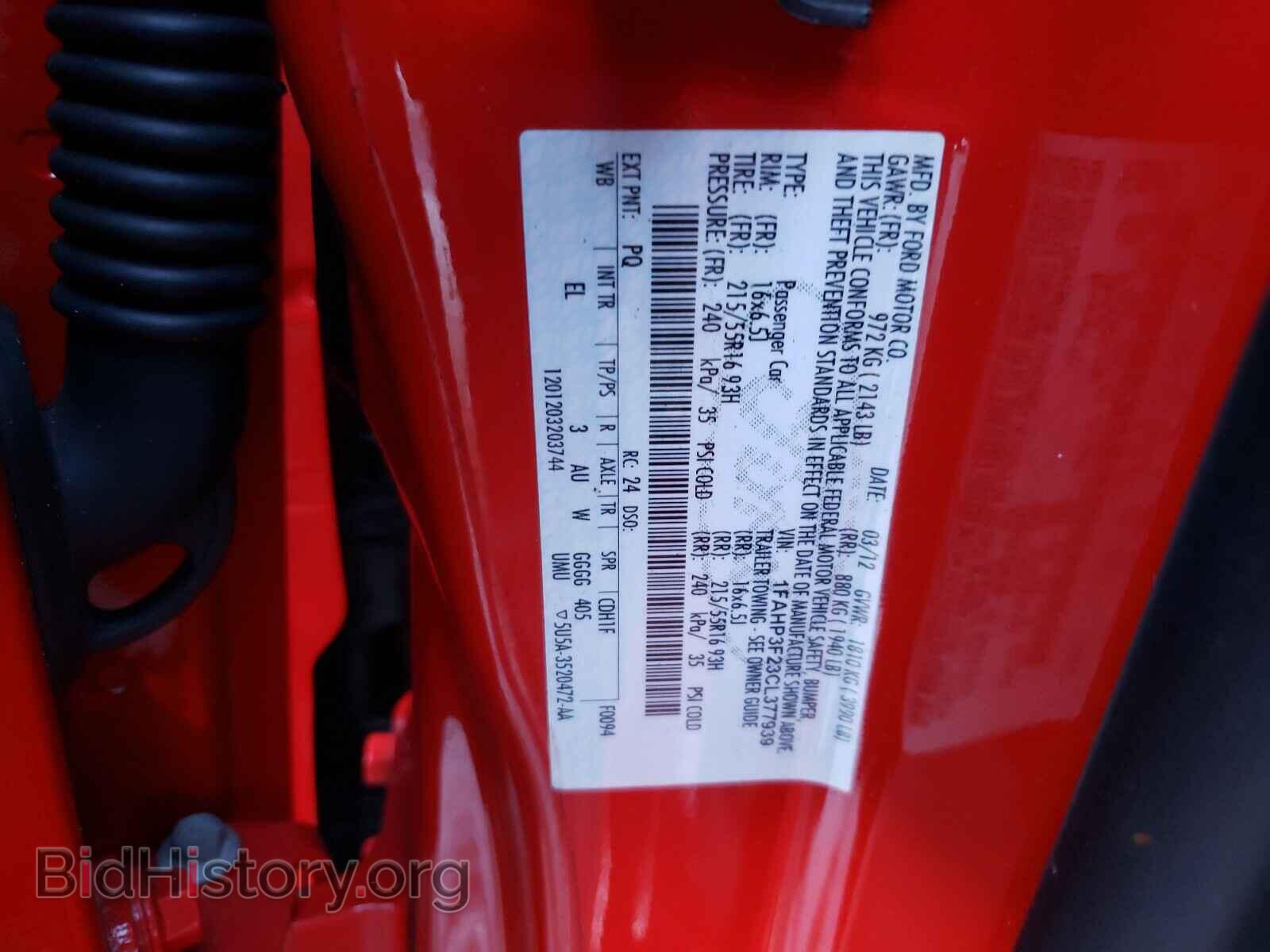 2012 FORD FOCUS - VIN: 1FAHP3F23CL377939 - Photo 10