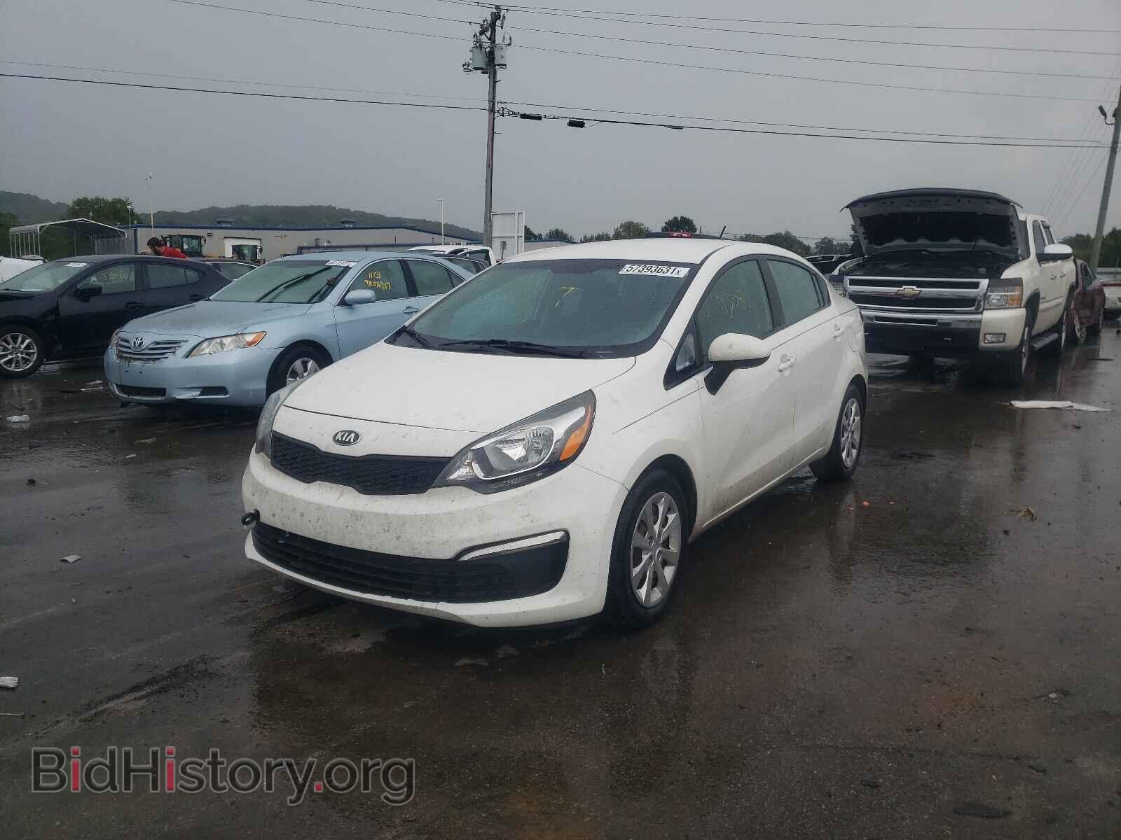 2016 KIA RIO - VIN: KNADM4A35G6621020 - Фото 2