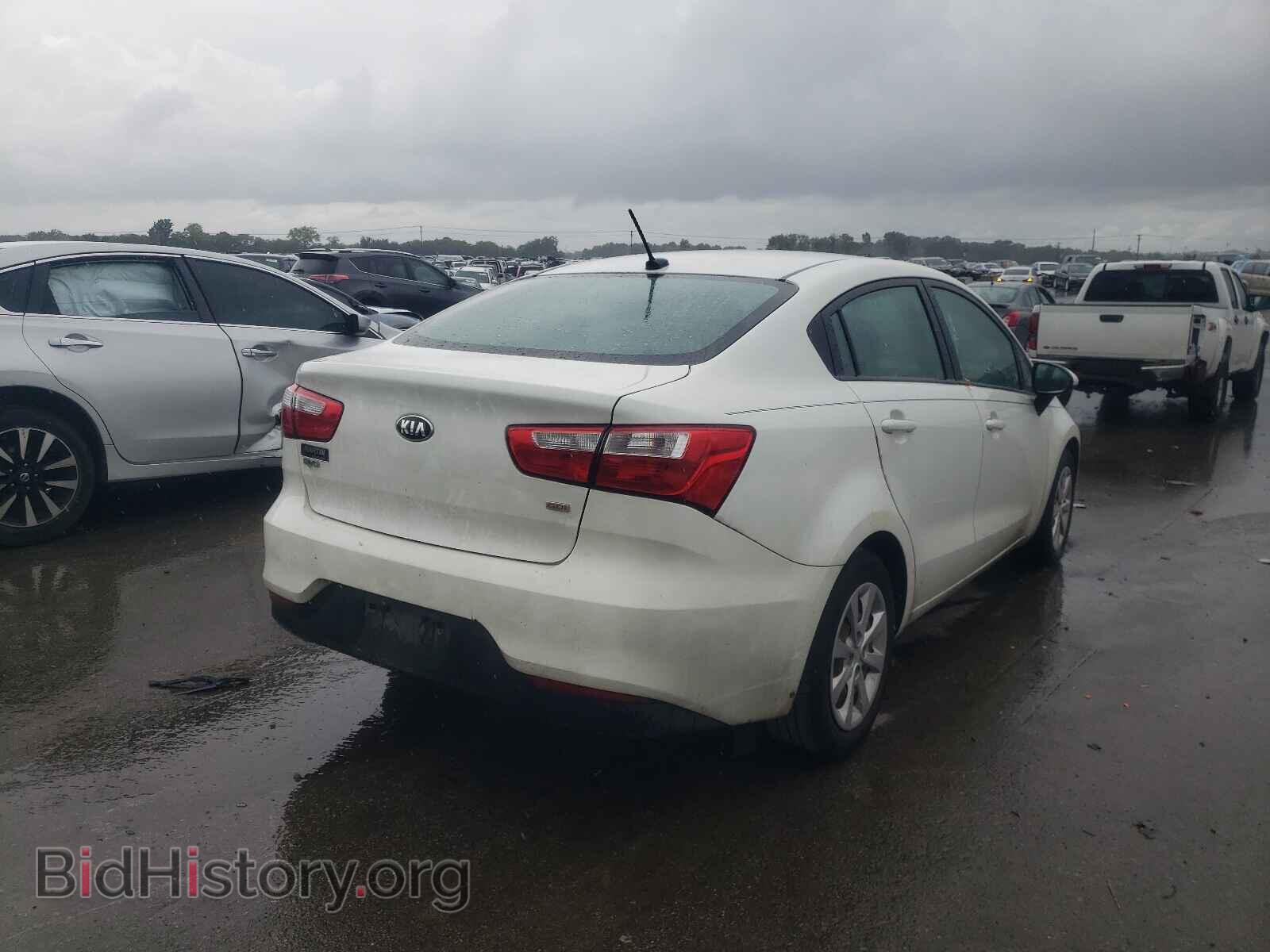 2016 KIA RIO - VIN: KNADM4A35G6621020 - Фото 4
