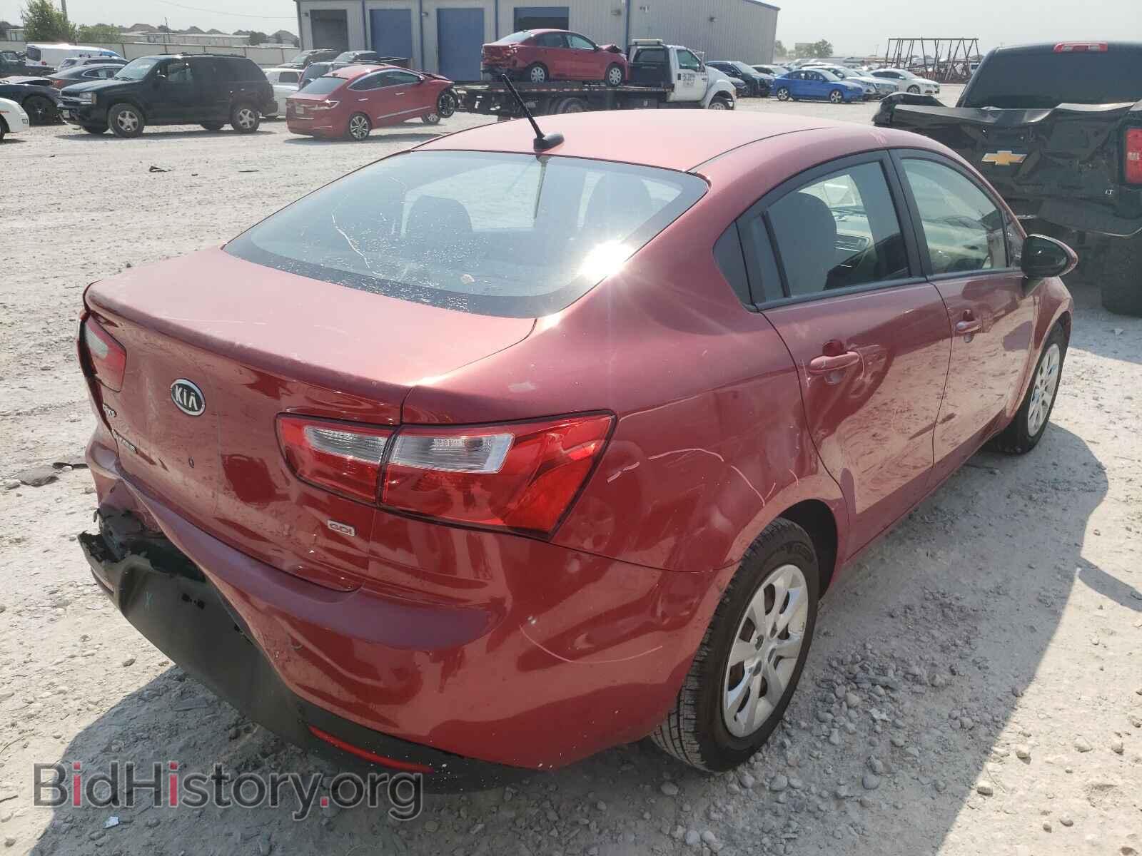 2013 KIA RIO - VIN: KNADM4A3XD6096306 - Фото 4