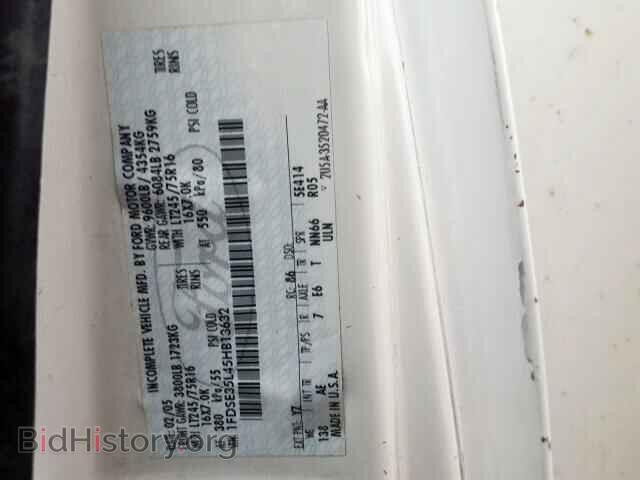 2005 FORD ECONOLINE - VIN: 1FDSE35L45HB13632 - Photo 10