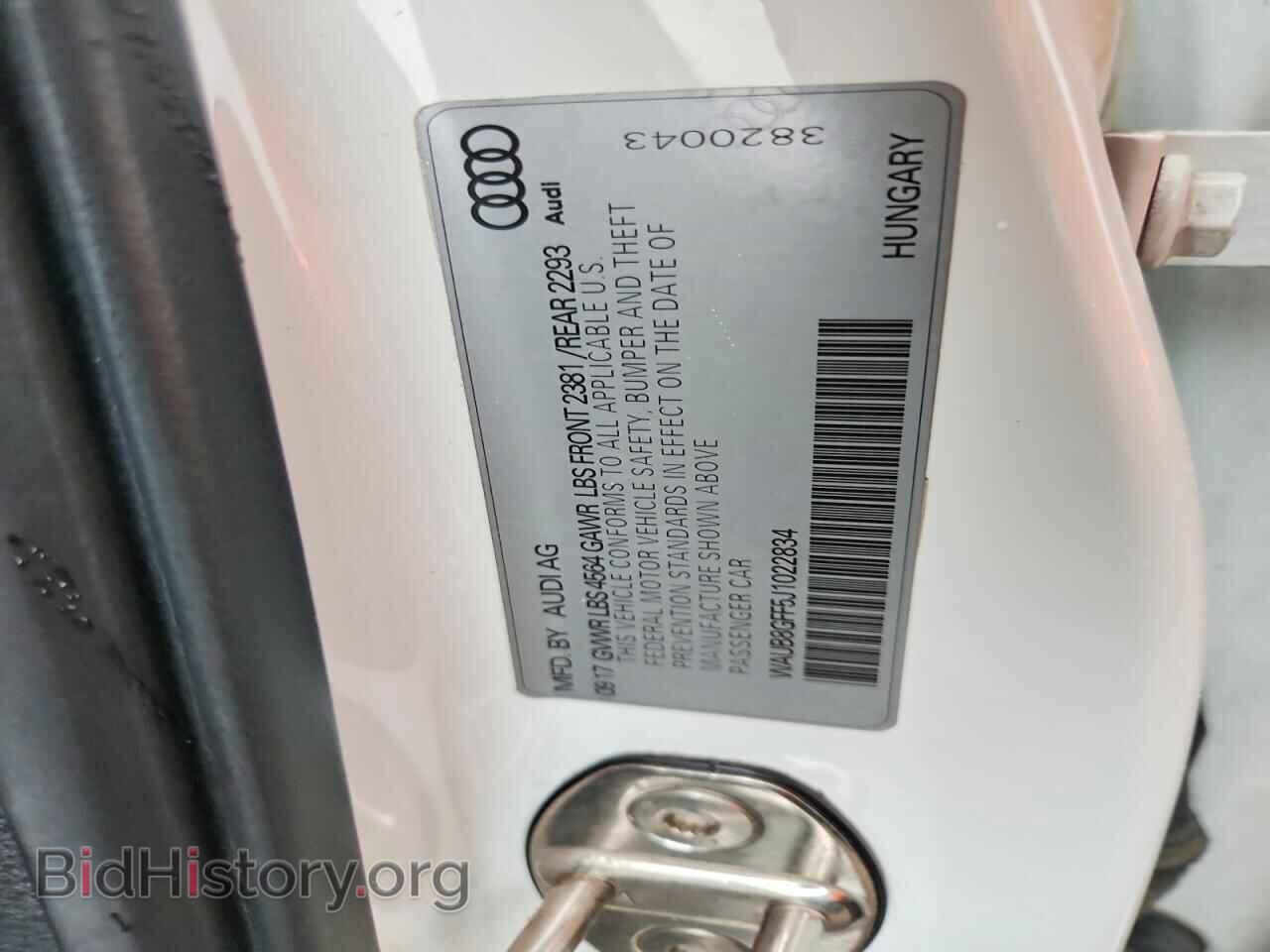 2018 AUDI A3 - VIN: WAUB8GFF5J1022834 - Photo 12