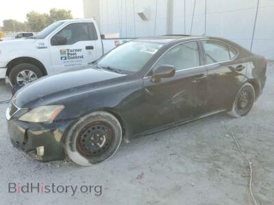2007 Lexus IS 250, черный — VIN JTHBK262572049277, Copart
