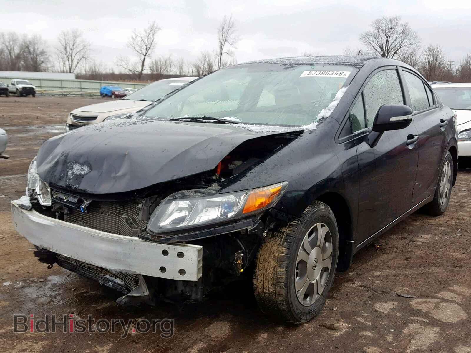 2012 HONDA CIVIC - VIN: JHMFB4F20CS003542 - Фото 2