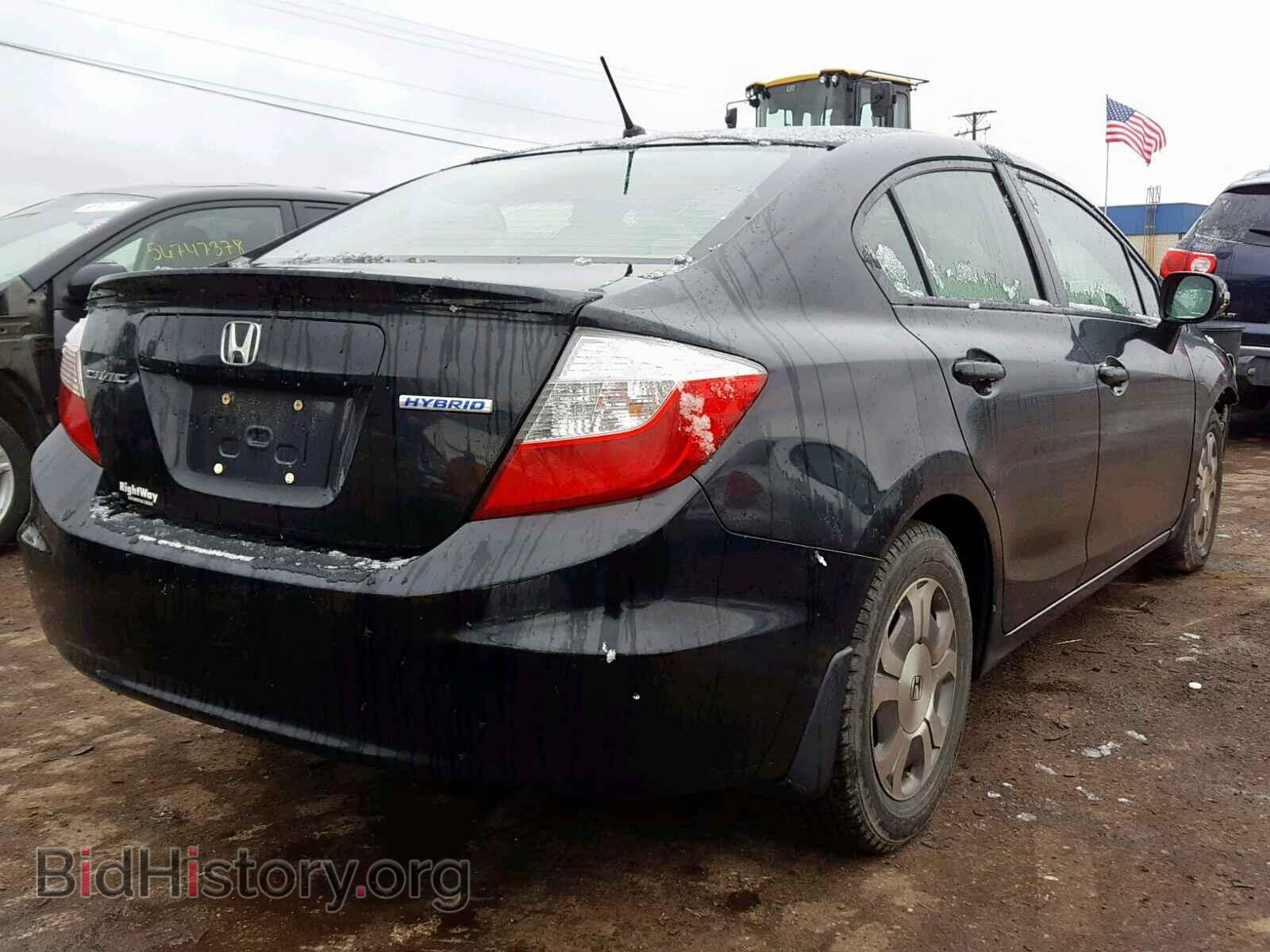 2012 HONDA CIVIC - VIN: JHMFB4F20CS003542 - Фото 4
