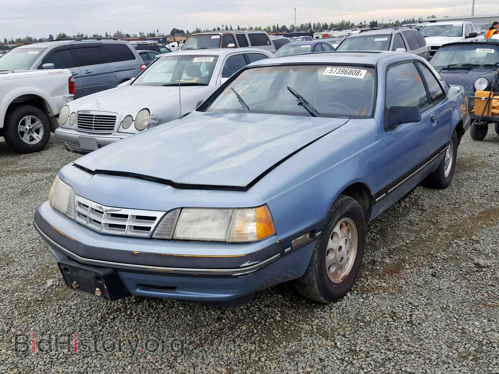 1988 FORD TBIRD - VIN: 1FABP61F2JH166345 - Фото 2