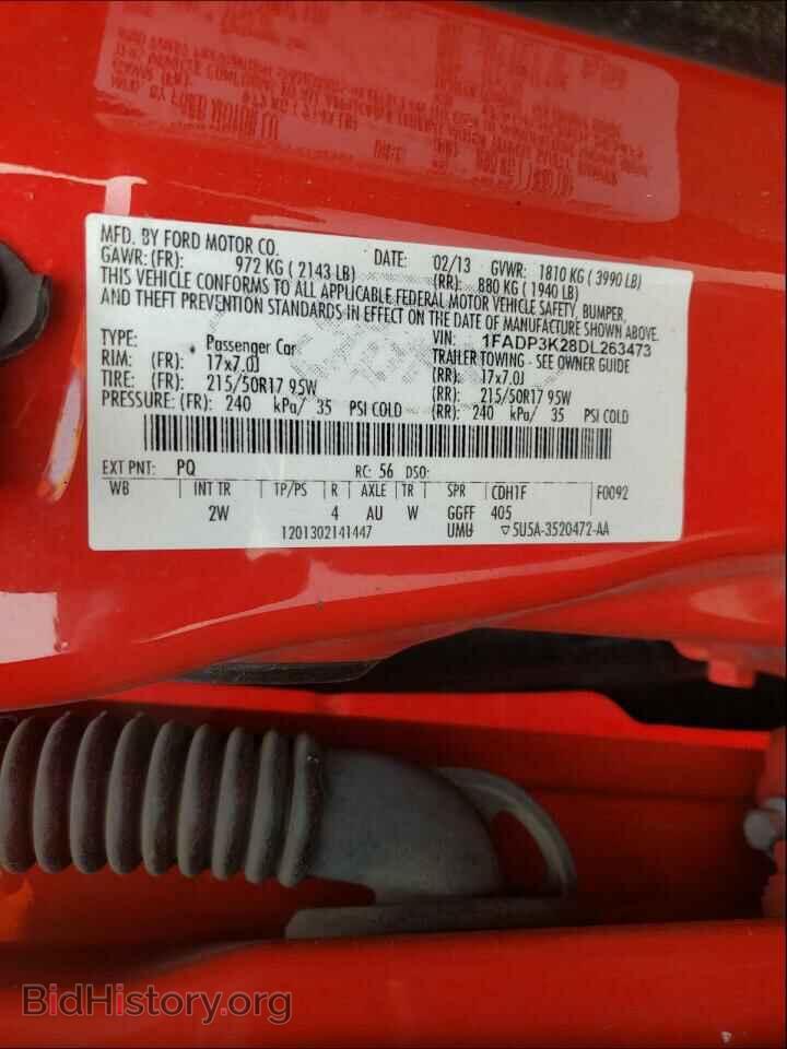 2013 FORD FOCUS - VIN: 1FADP3K28DL263473 - Photo 10