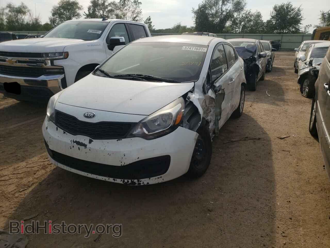 2013 KIA RIO - VIN: KNADM4A32D6219497 - Фото 2