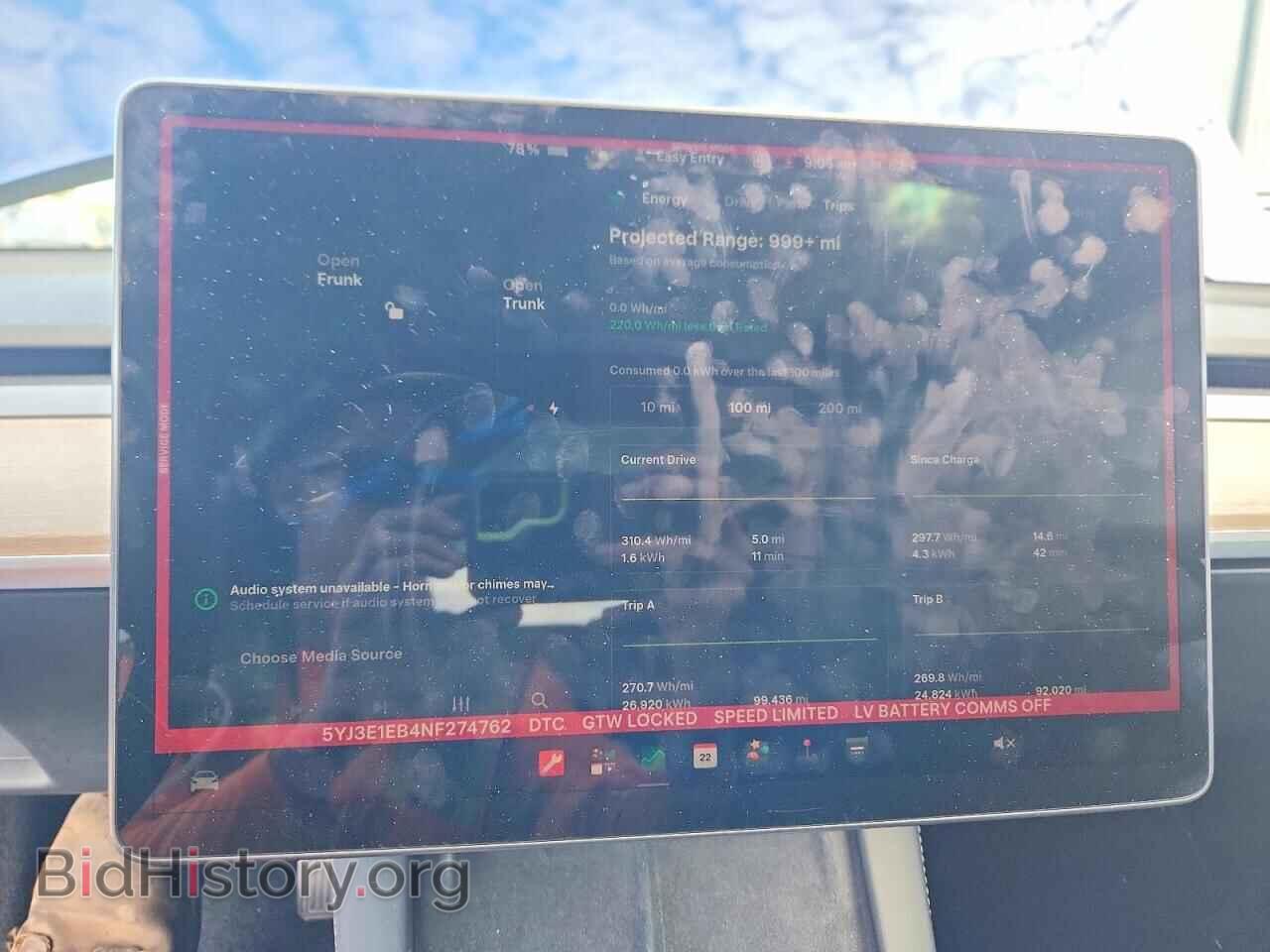 2022 TESLA MODEL 3 - VIN: 5YJ3E1EB4NF274762 - Photo 9