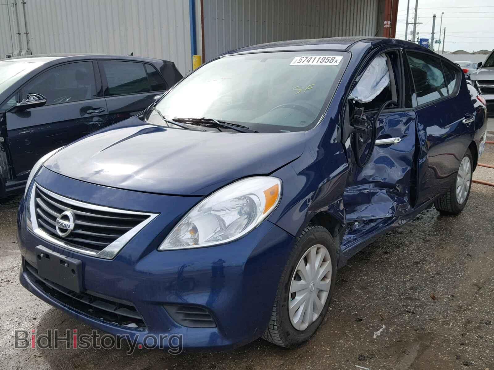 2014 NISSAN VERSA - VIN: 3N1CN7AP1EL835380 - Фото 2