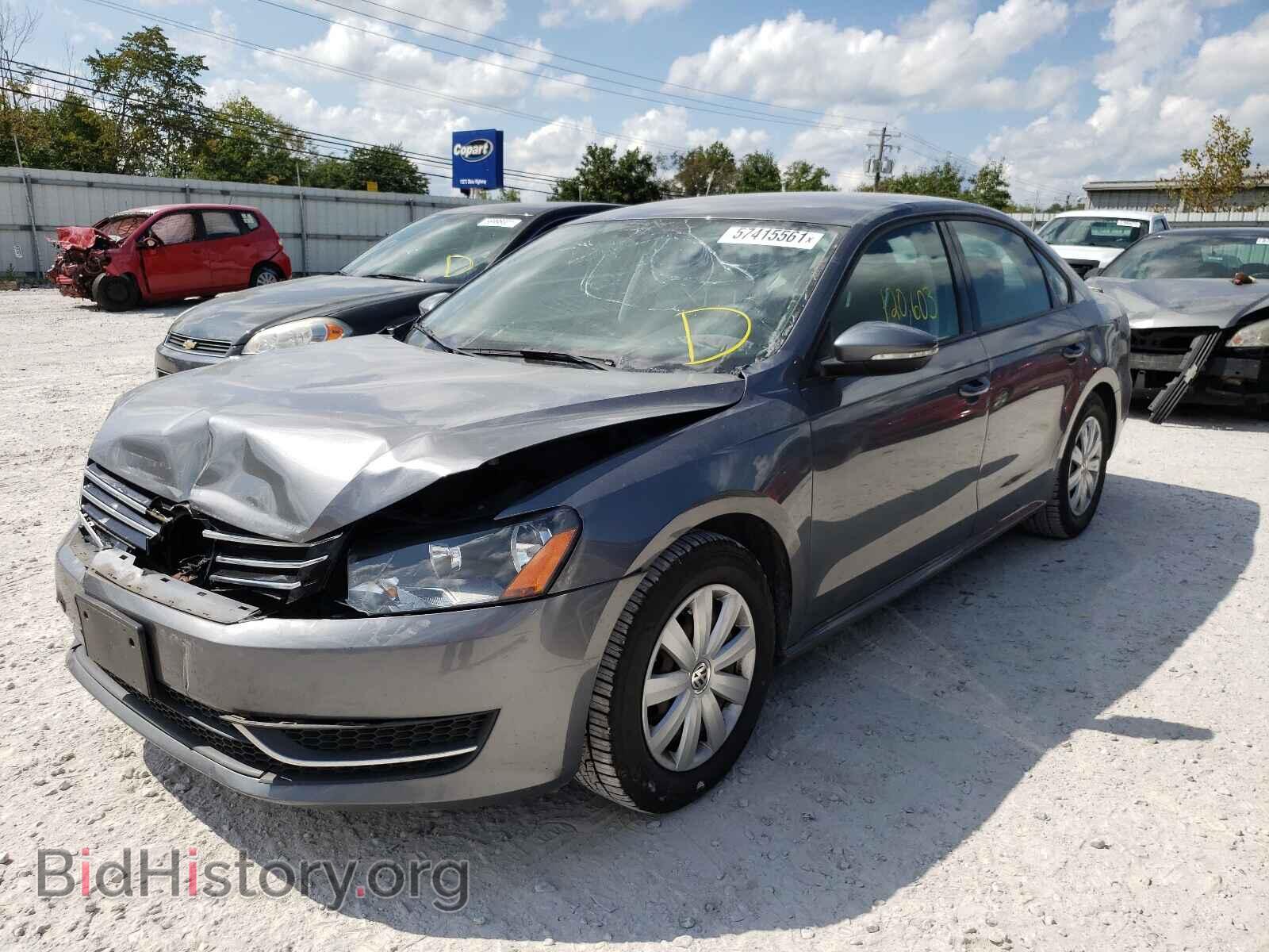 2012 VOLKSWAGEN PASSAT - VIN: 1VWAH7A35CC068213 - Фото 2