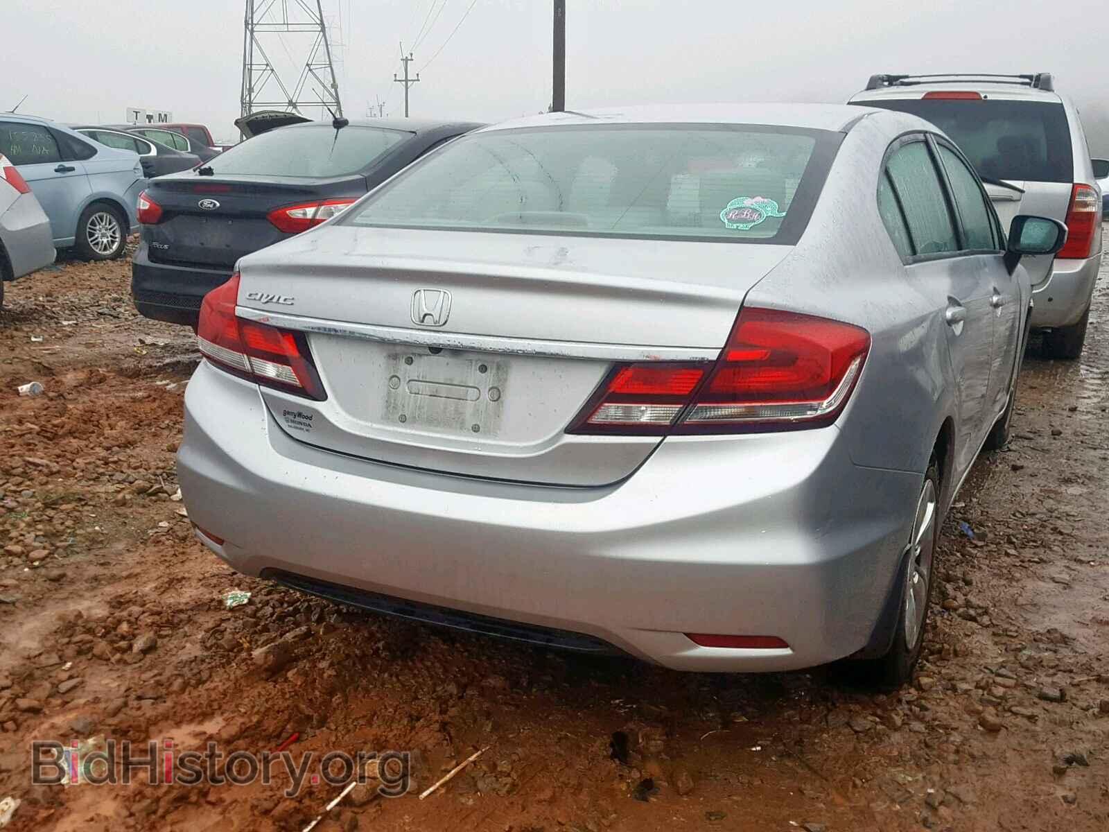 2014 HONDA CIVIC LX - VIN: 19XFB2F5XEE020936 - Фото 4