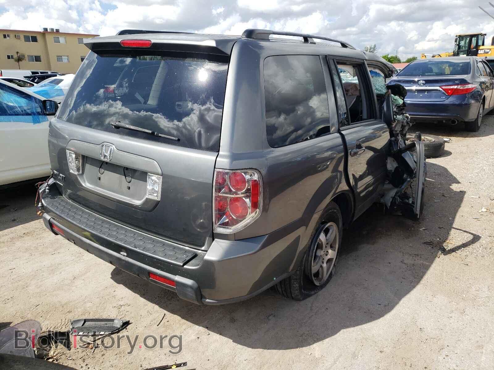 2008 HONDA PILOT - VIN: 5FNYF28478B021624 - Фото 4