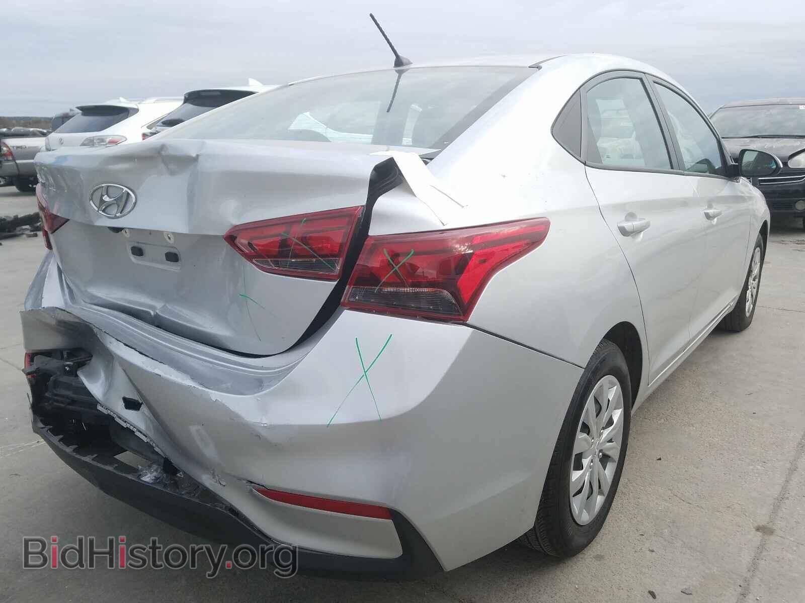 2019 HYUNDAI ACCENT - VIN: 3KPC24A36KE073519 - Фото 4