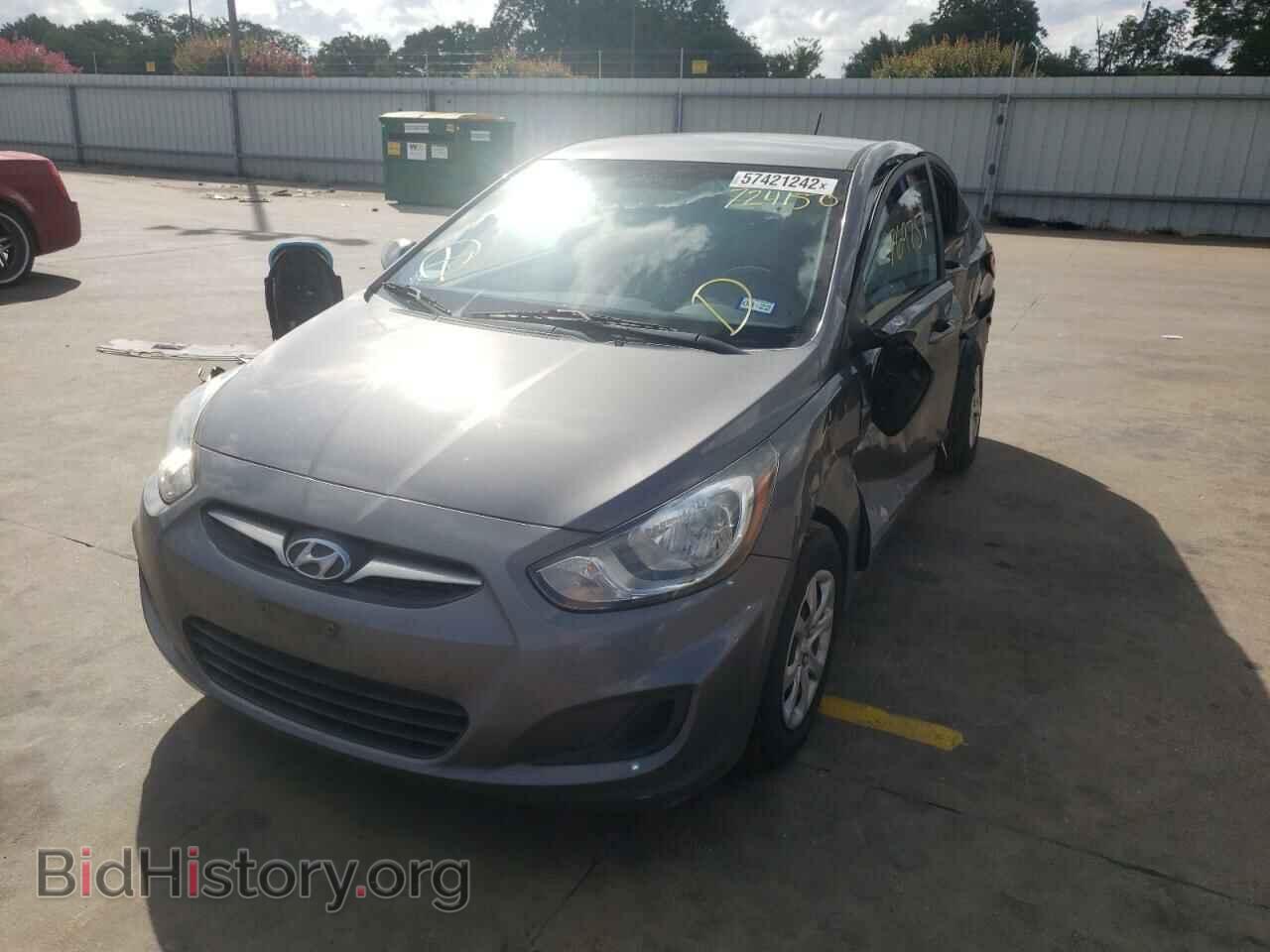 2014 HYUNDAI ACCENT - VIN: KMHCT4AE8EU724150 - Фото 2