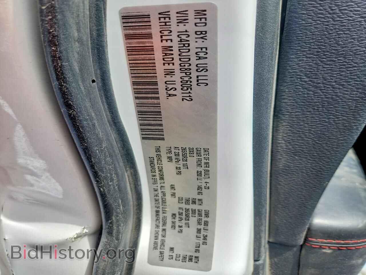 2023 DODGE DURANGO - VIN: 1C4RDJDG8PC605112 - Photo 12