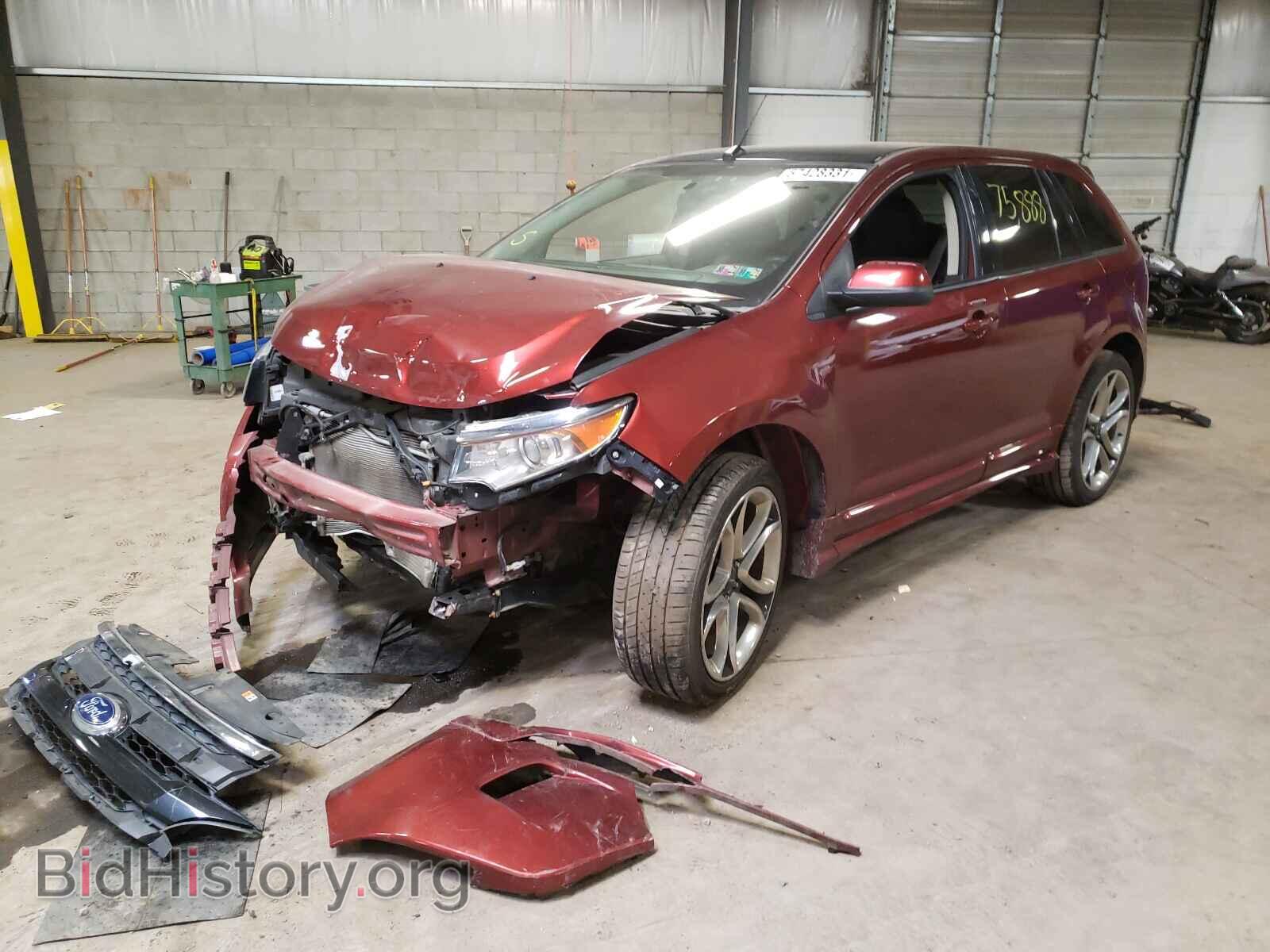 2014 FORD EDGE - VIN: 2FMDK4AK2EBB80795 - Фото 2