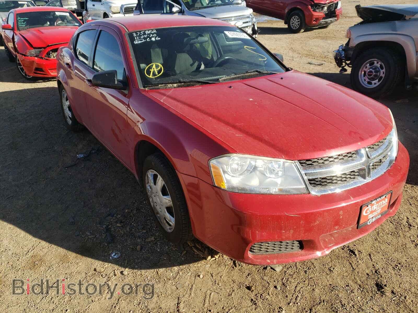 Фотография 1C3CDZAB9EN234500 - DODGE AVENGER 2014