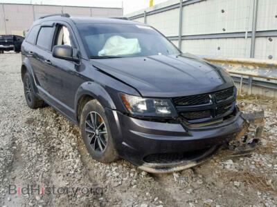 2017 Dodge JOURNEY SE, серый — VIN 3C4PDCAB8HT602387, Copart