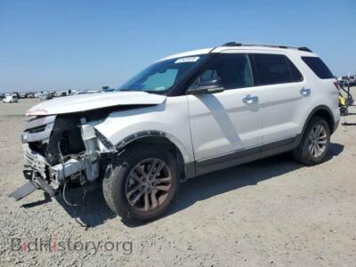 2014 Ford EXPLORER XLT, белый — VIN 1FM5K7D80EGC58523, Copart