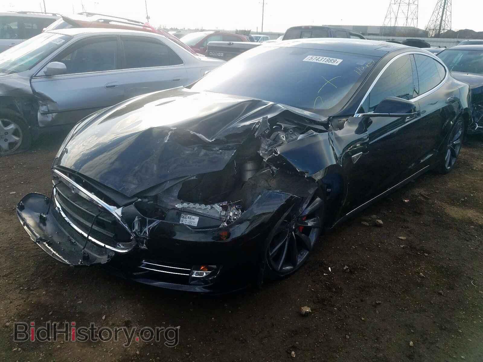 2014 TESLA MODEL S - VIN: 5YJSA1H13EFP27800 - Photo 2