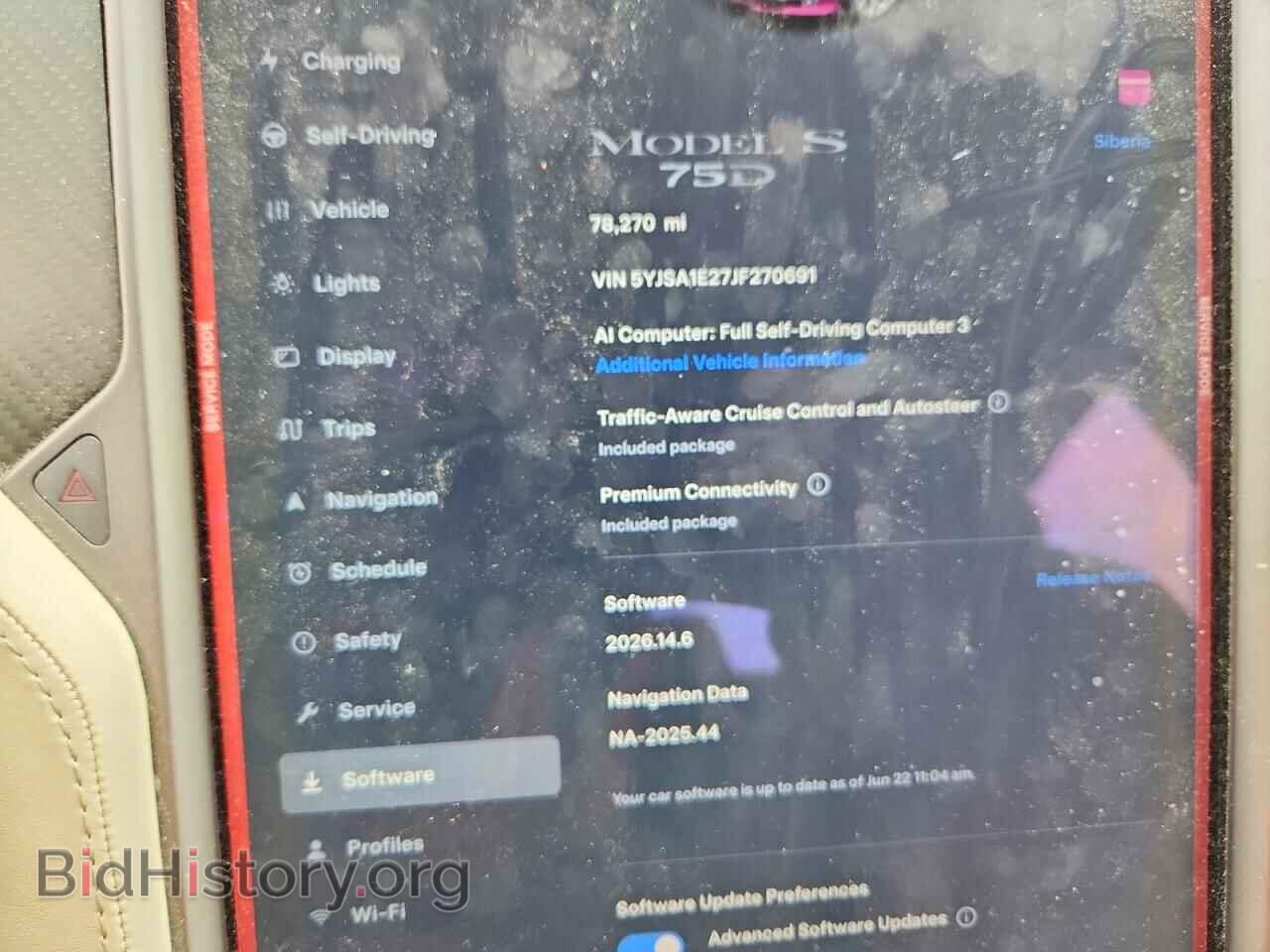 2018 TESLA MODEL S - VIN: 5YJSA1E27JF270691 - Photo 9