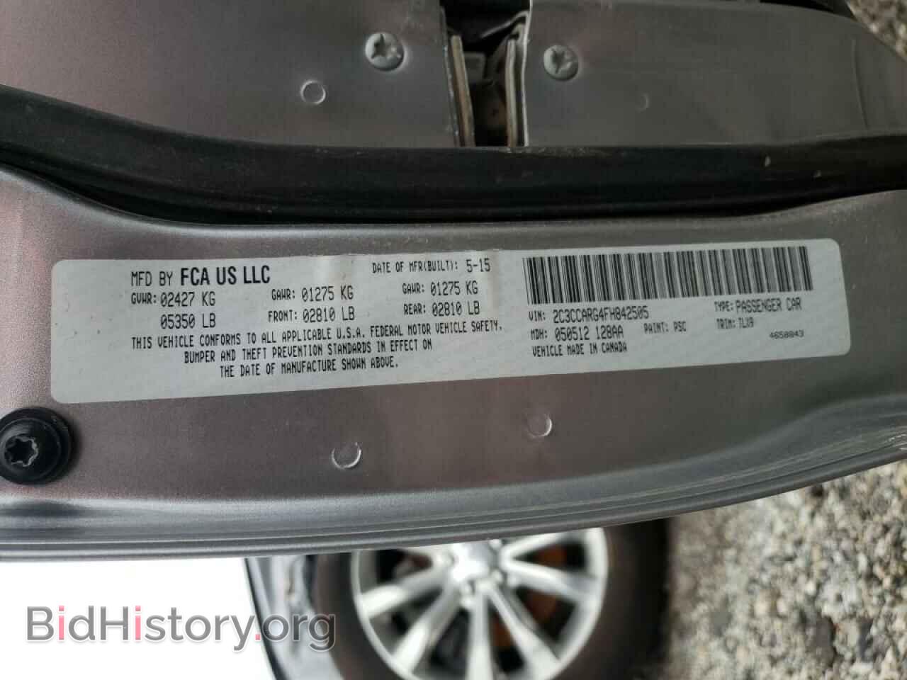 2015 CHRYSLER 300 - VIN: 2C3CCARG4FH842505 - Фото 10