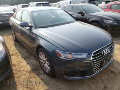 2016 Audi A6 A6 Premium, charcoal — VIN WAUFGAFC9GN009092, Copart