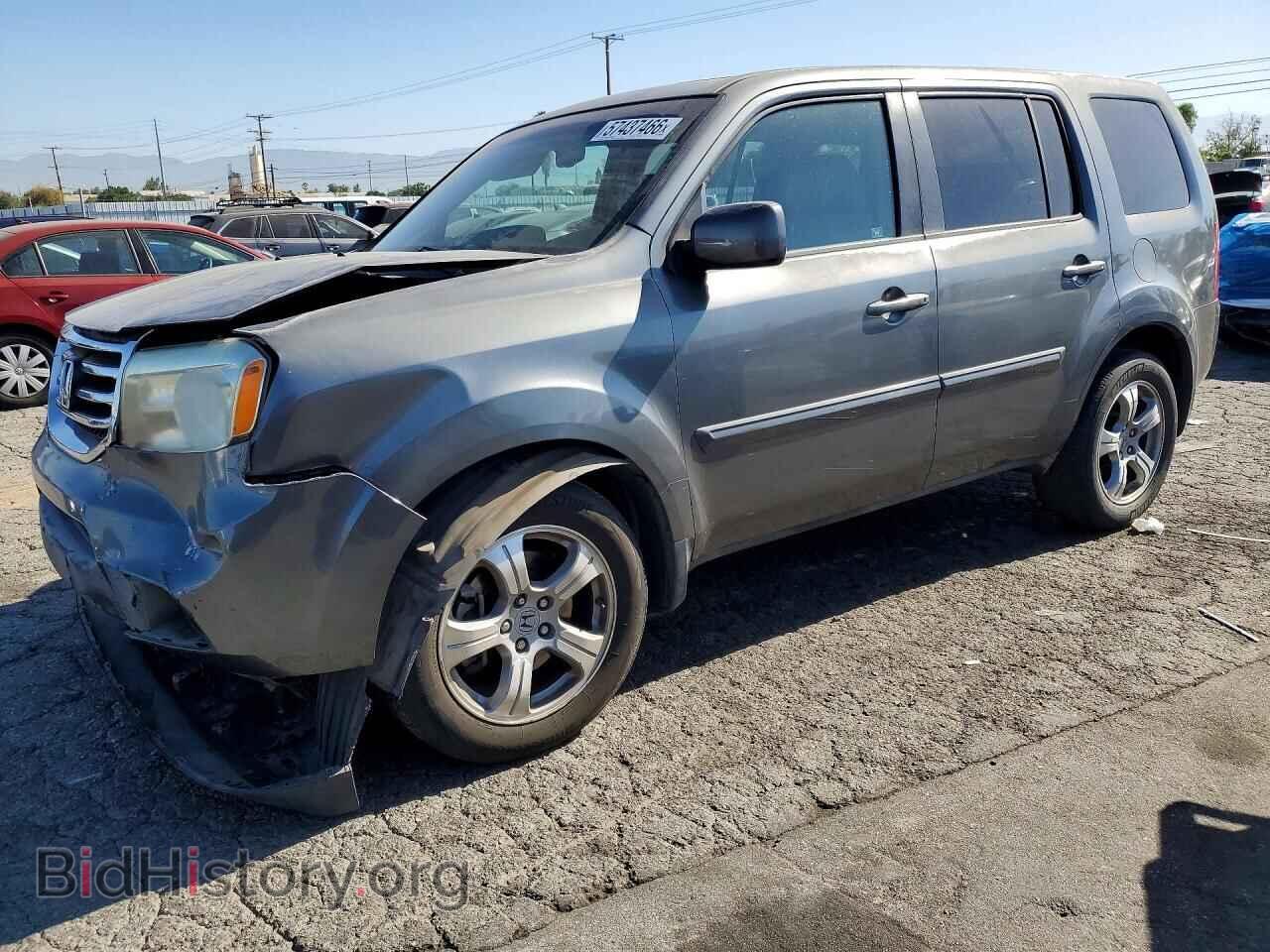 Photo 5FNYF3H74CB031925 - HONDA PILOT 2012