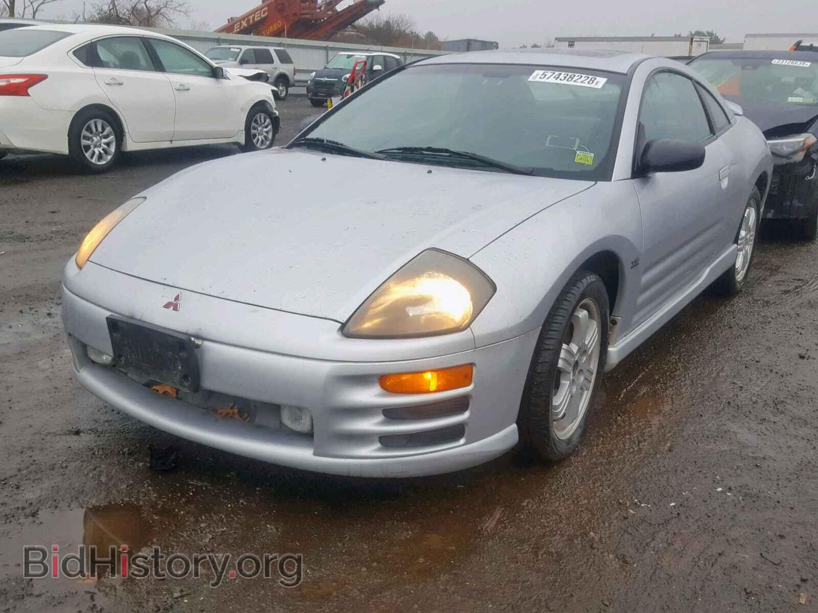 2001 MITSUBISHI ECLIPSE - VIN: 4A3AC54H11E084131 - Фото 2