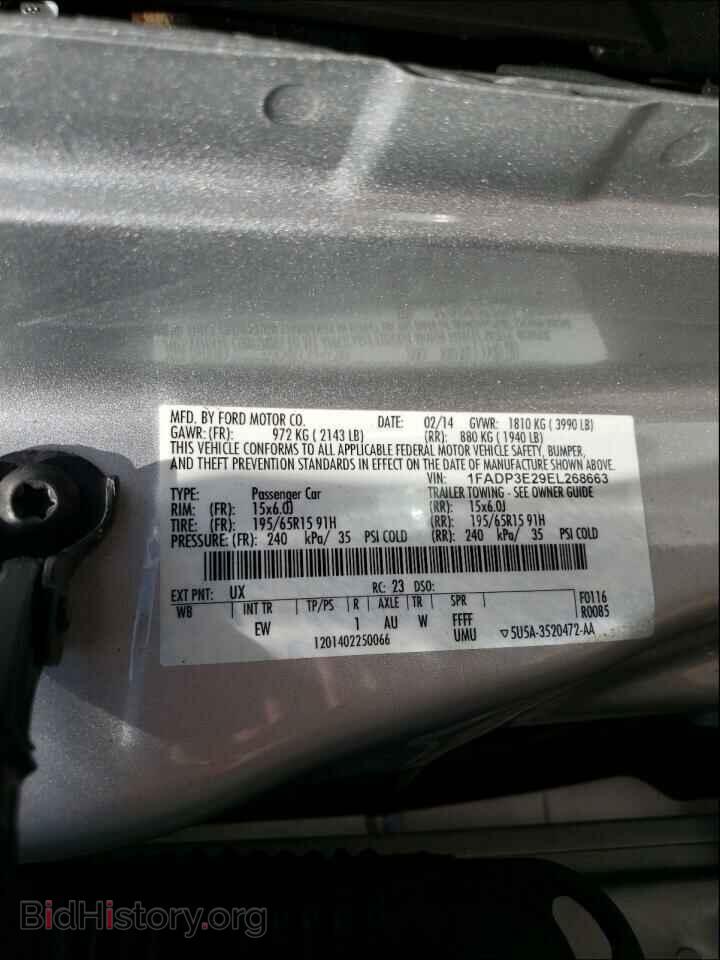 2014 FORD FOCUS - VIN: 1FADP3E29EL268663 - Photo 10