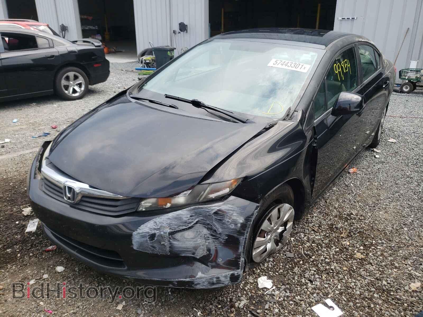 2012 HONDA CIVIC - VIN: 19XFB2F50CE074436 - Фото 2