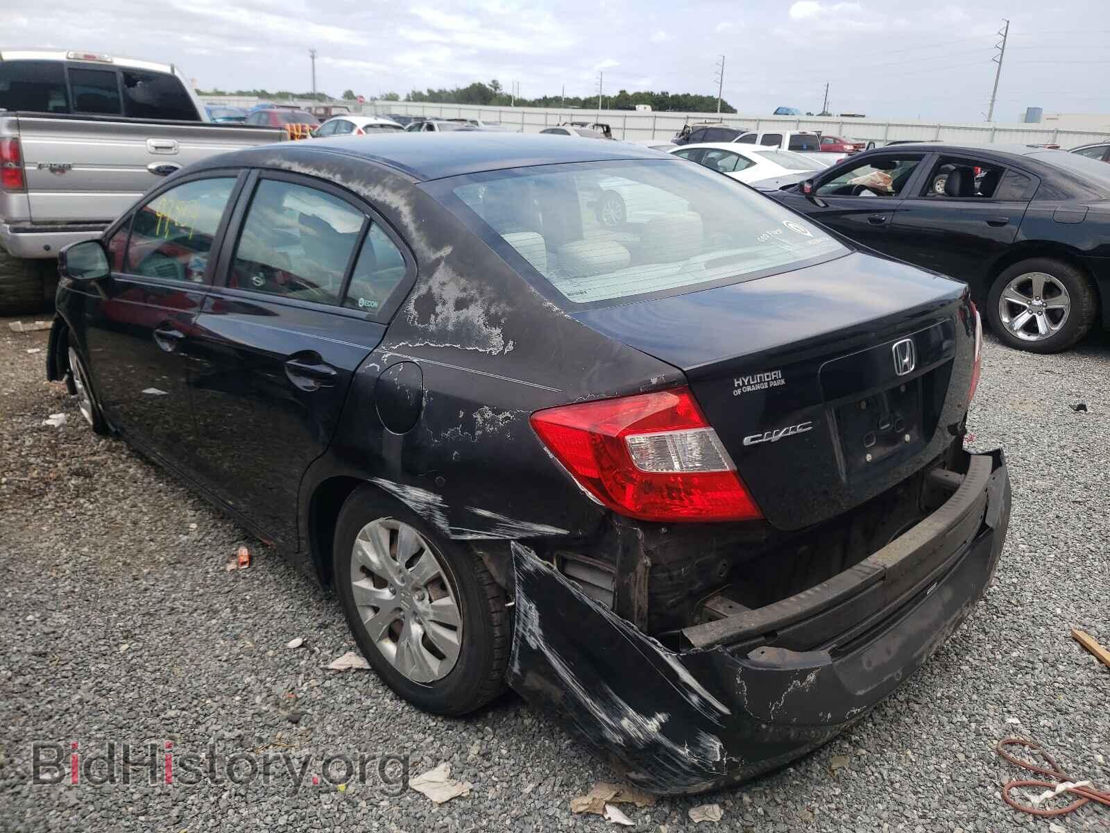 2012 HONDA CIVIC - VIN: 19XFB2F50CE074436 - Фото 3