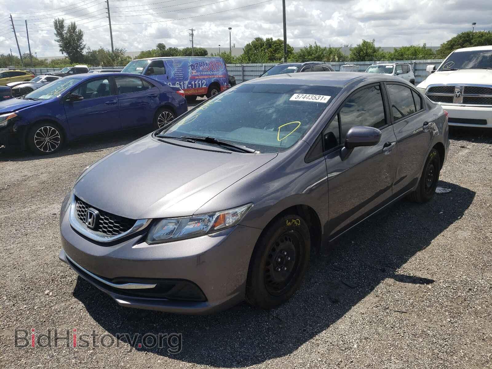 2015 HONDA CIVIC - VIN: 19XFB2F53FE092112 - Фото 2