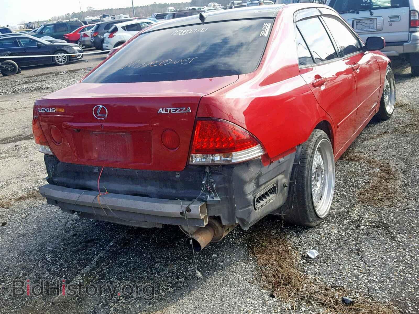 2001 LEXUS IS - VIN: J7HB182410002017 - Фото 4