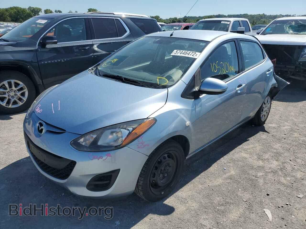 2013 MAZDA 2 - VIN: JM1DE1KY2D0166540 - Фото 2
