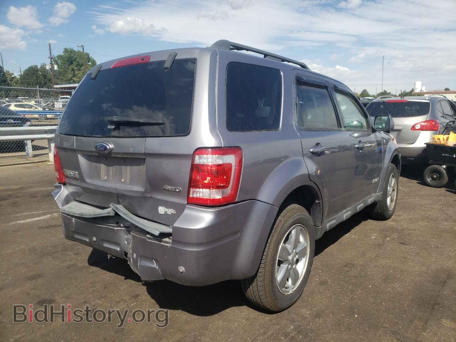 2008 FORD ESCAPE - VIN: 1FMCU94178KB26652 - Фото 4