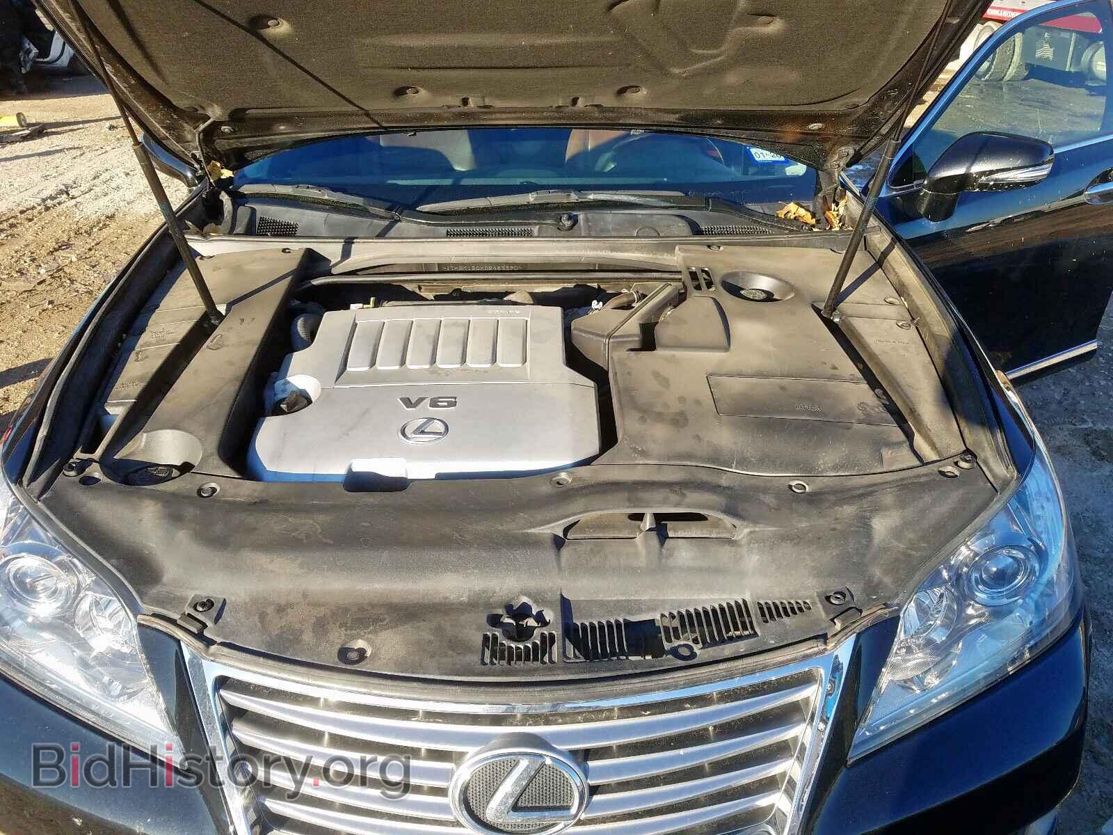 2012 LEXUS ES350 - VIN: JTHBK1EGXC2483390 - Фото 7