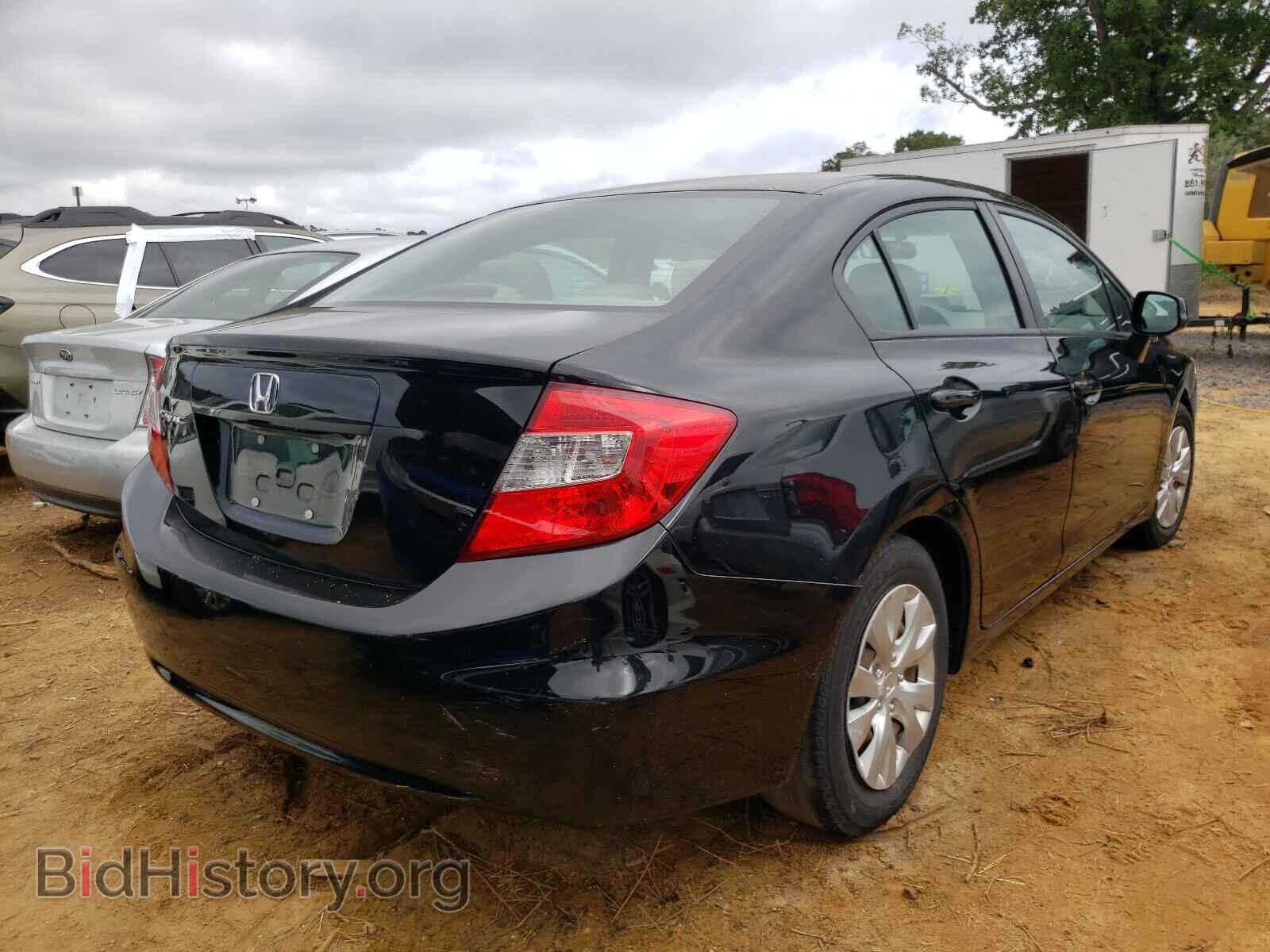 2012 HONDA CIVIC - VIN: 19XFB2F51CE350252 - Фото 4