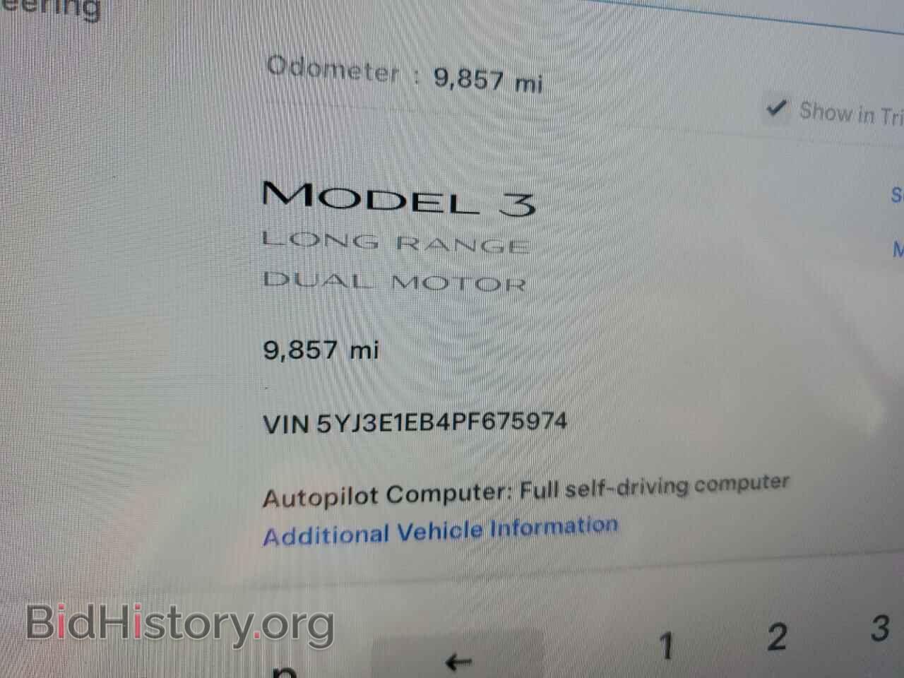 2023 TESLA MODEL 3 - VIN: 5YJ3E1EB4PF675974 - Фото 9
