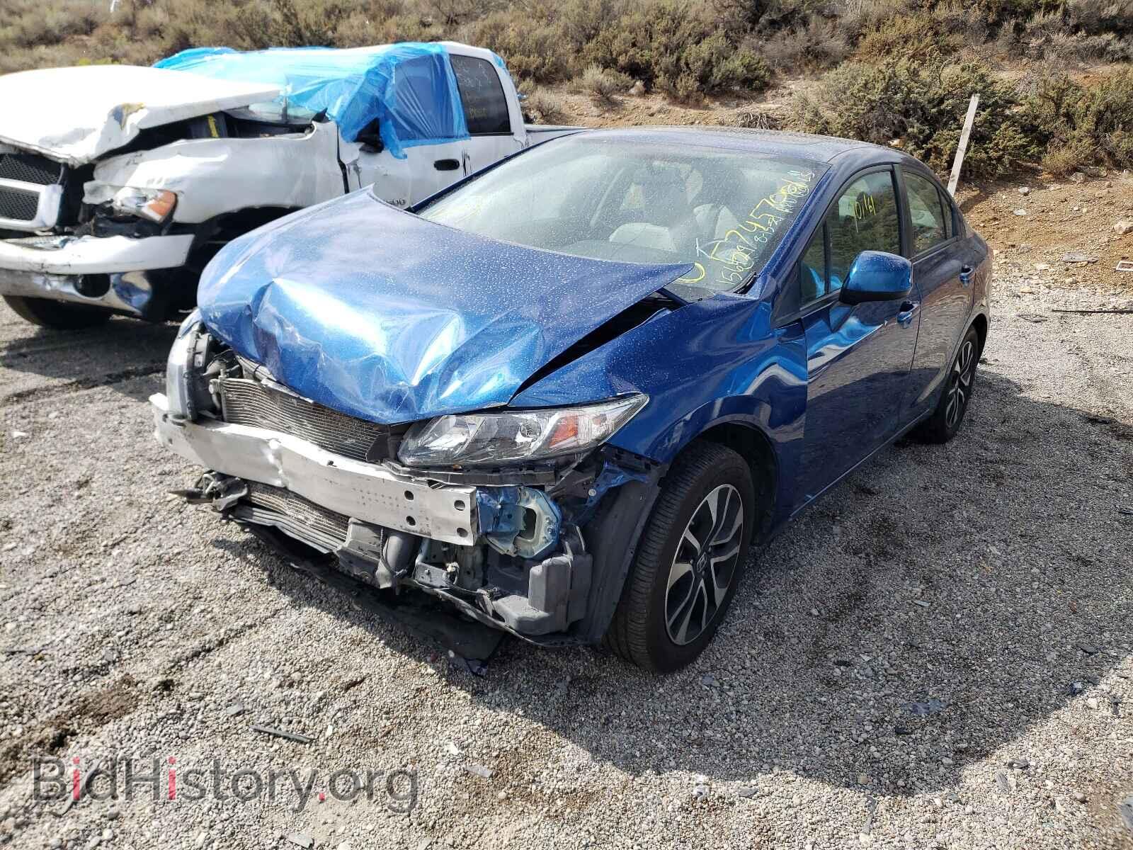 2013 HONDA CIVIC - VIN: 19XFB2F92DE246549 - Фото 2