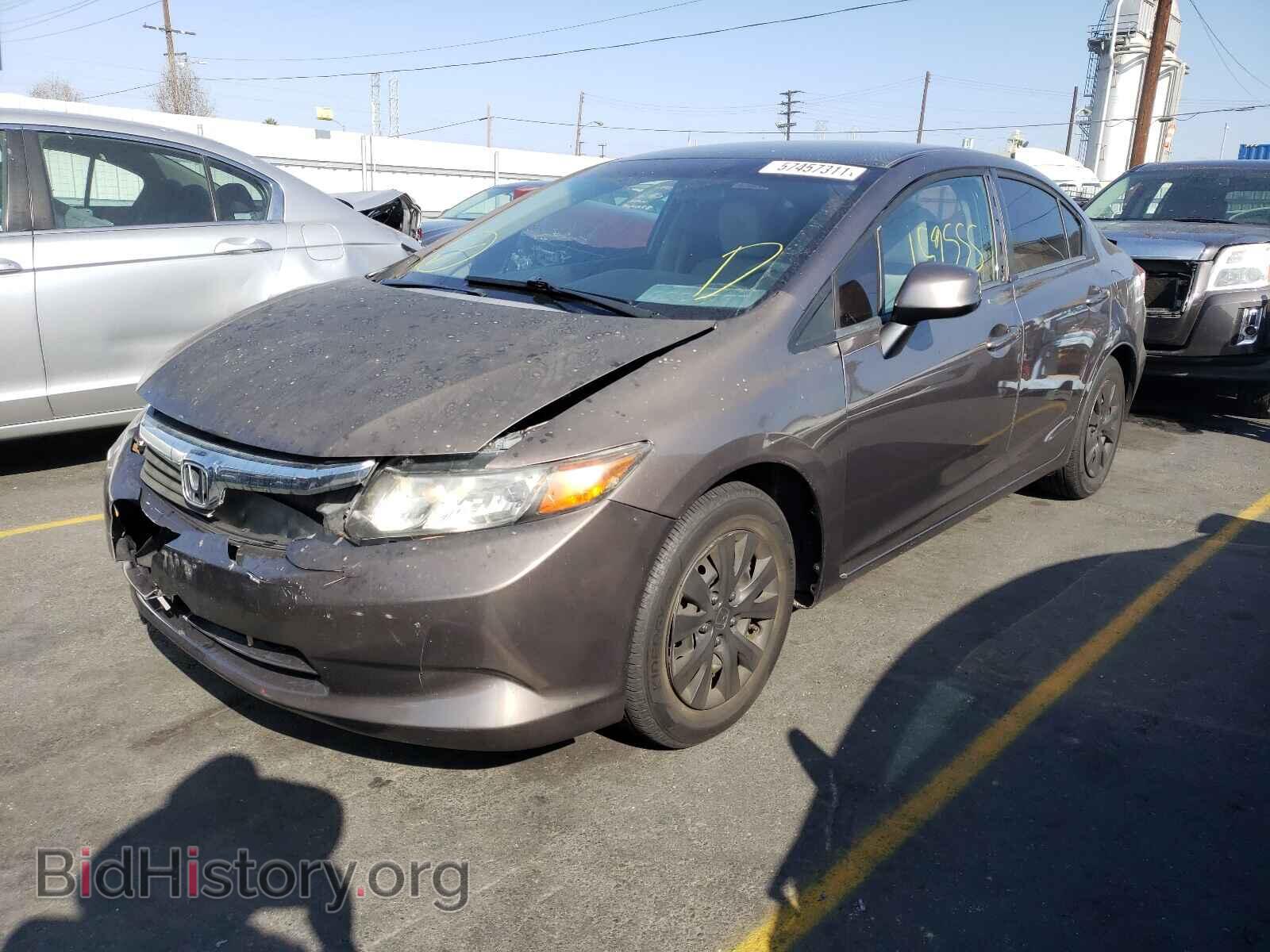 2012 HONDA CIVIC - VIN: 19XFB2F54CE306939 - Фото 2