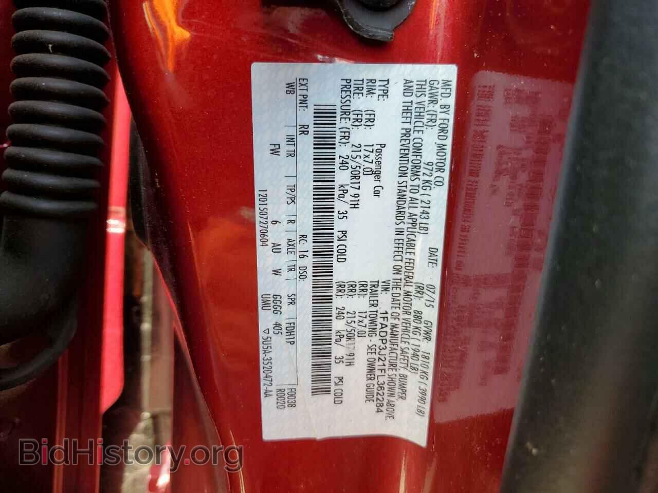 2015 FORD FOCUS - VIN: 1FADP3J21FL362284 - Photo 13