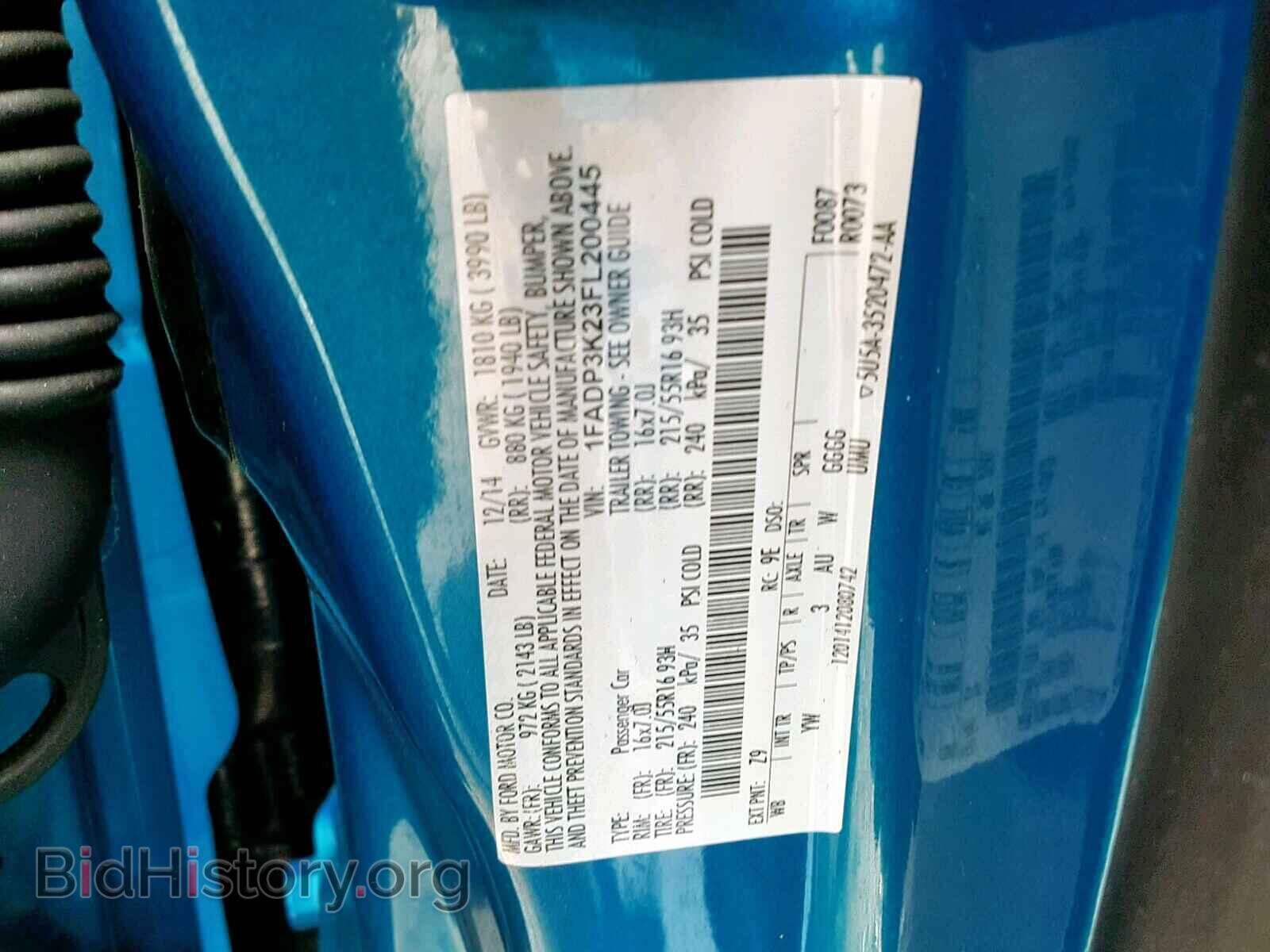 2015 FORD FOCUS - VIN: 1FADP3K23FL200445 - Photo 10